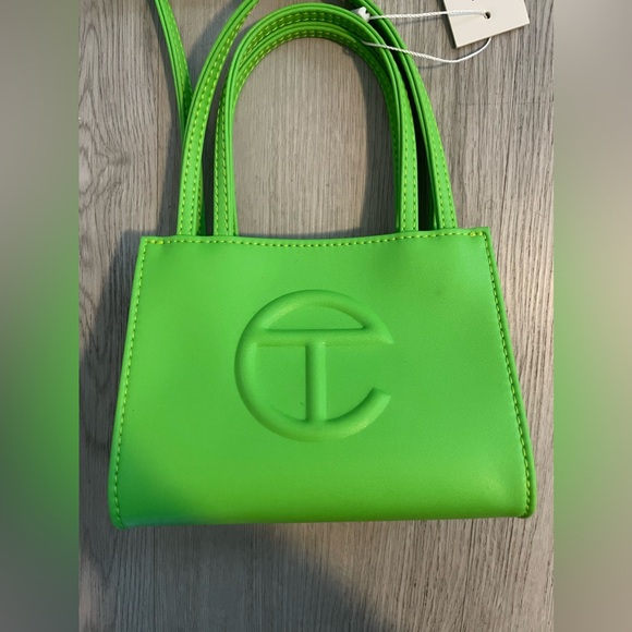 Telfar Highlighter Green Small Shopping Bag - Picture 6 of 7